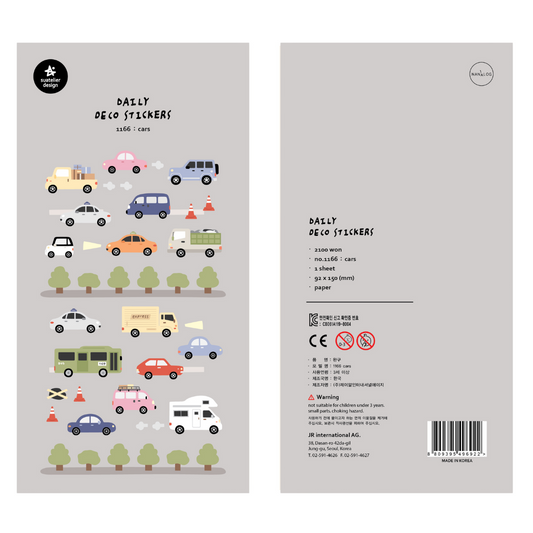 Suatelier Daily Deco Stickers - Cars