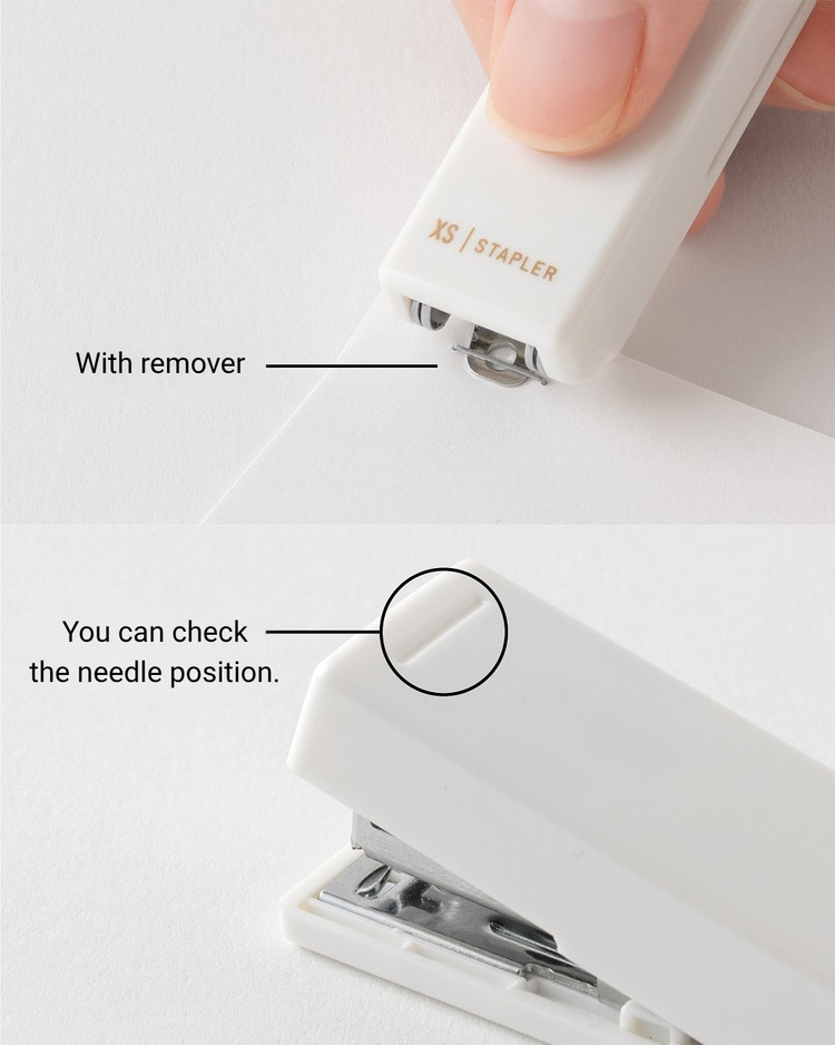 Midori XS Compact Stapler White B