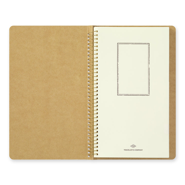 TRAVELER'S COMPANY Spiral Ring Notebook (A5 Slim) Paper Pocket