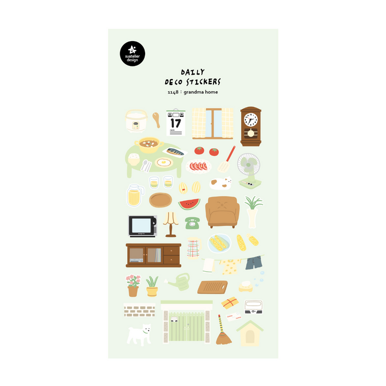 Suatelier Daily Deco Stickers - Grandma Home