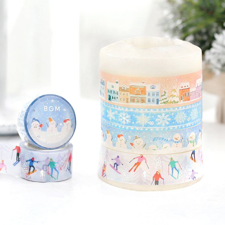 BGM Winter Limited Masking Tape - Ski