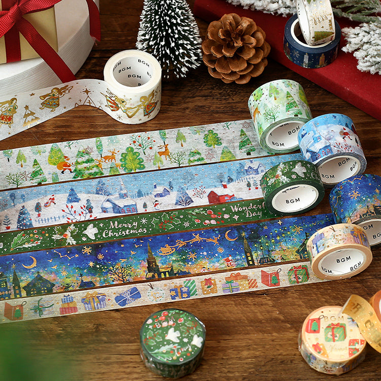 BGM Christmas Limited 2023 Masking Tape - Town