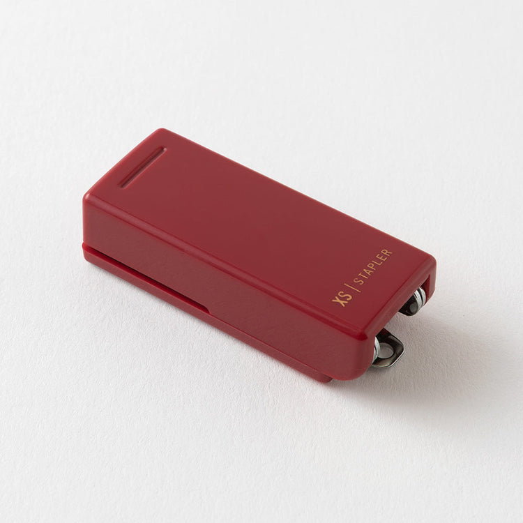 Midori XS Compact Stapler Dark Red A