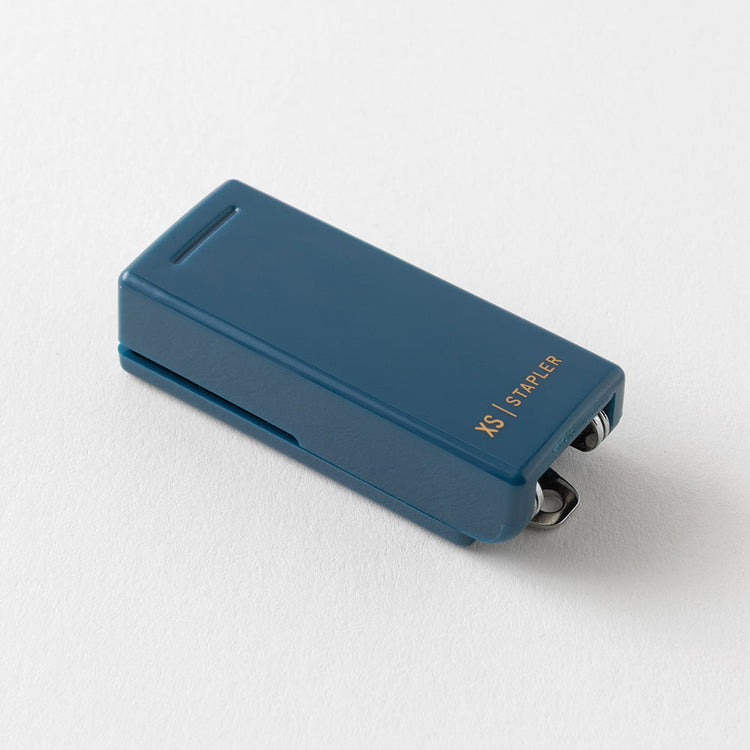 Midori XS Compact Stapler Navy Blue B