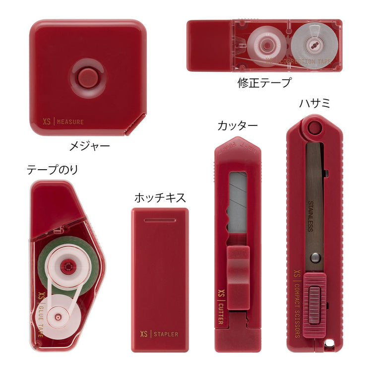 Midori XS Stationery Kit Dark Red A