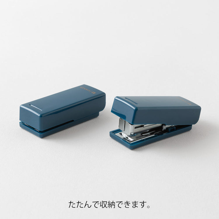 Midori XS Compact Stapler Navy Blue B