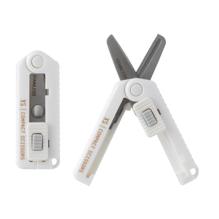 Midori XS Compact Scissors Serrated White