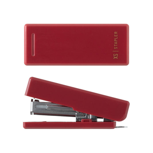Midori XS Compact Stapler Dark Red A
