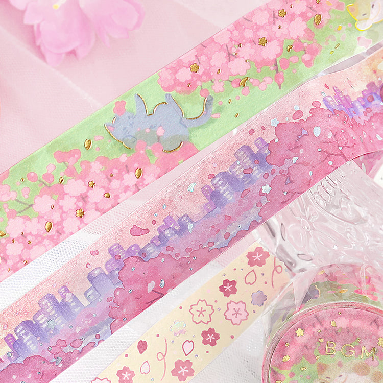 BGM Sakura Limited Masking Tape: Sakura - Sunbathing in the Sun