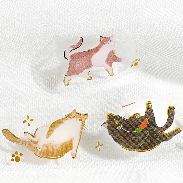 BGM Foil Stamping Clear Tape: Life - Cat's Play