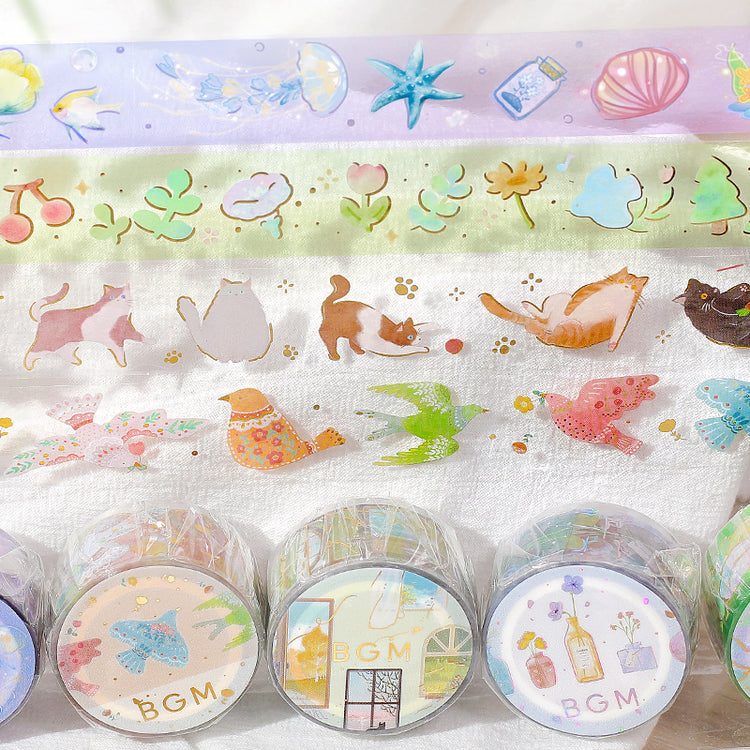 BGM Foil Stamping Clear Tape: Life - Melody