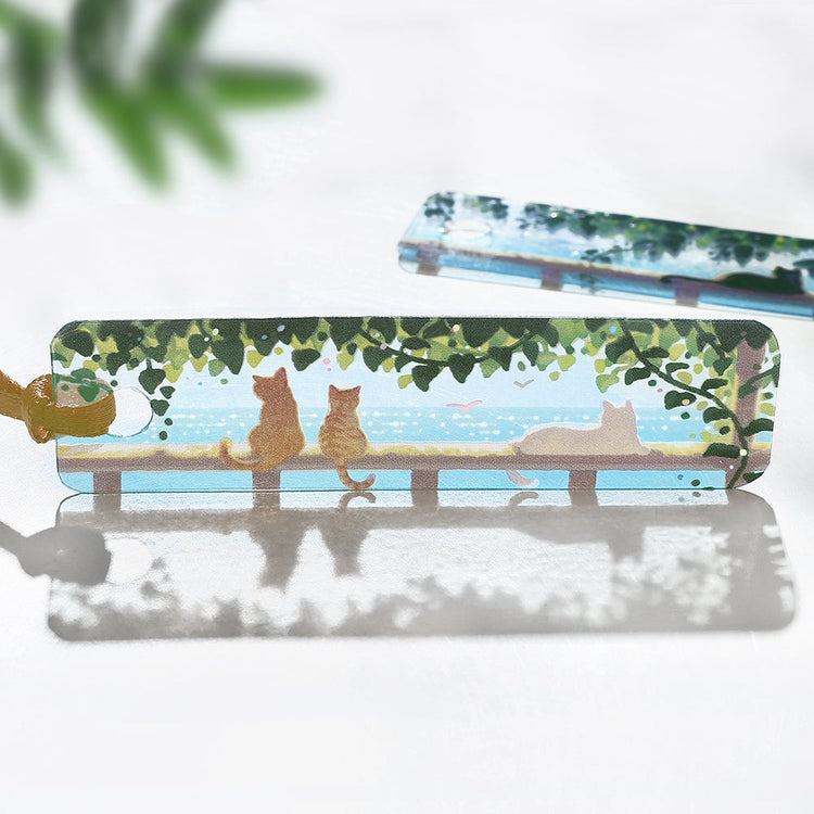 BGM Summer Limited Clear Tape - Cat Under the Pergola