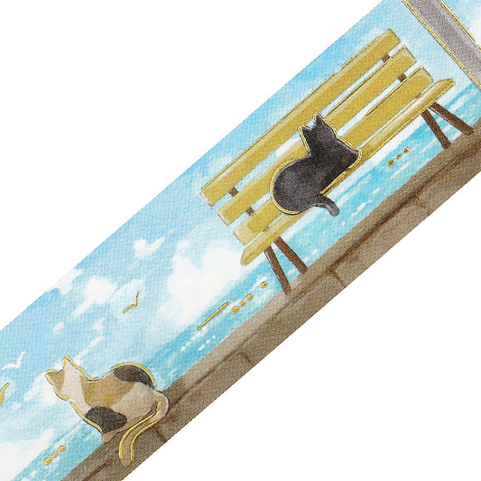 BGM Summer Limited Edition Clear Tape: Seaside and Cats