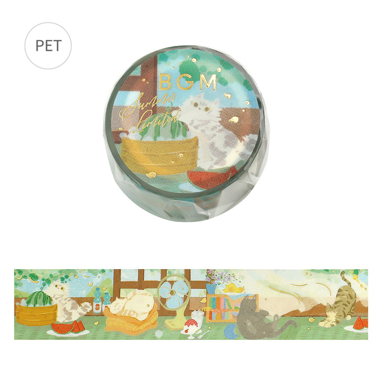 BGM Summer Limited Edition Clear Tape: Cats' Summer Vacation