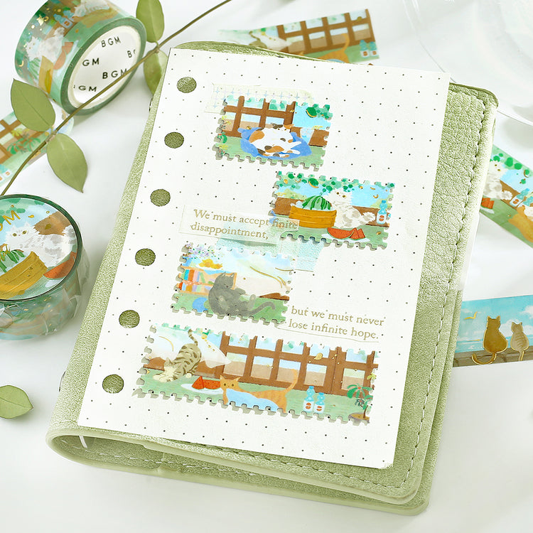 BGM Summer Limited Edition Clear Tape: Cats' Summer Vacation