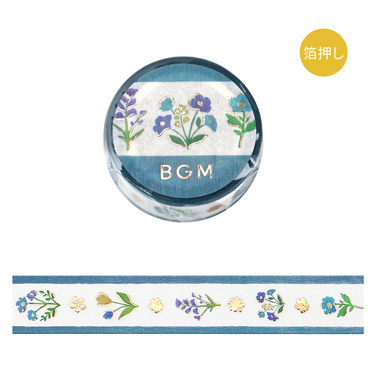 BGM Foil Stamping Masking Tape - Flower Ribbon