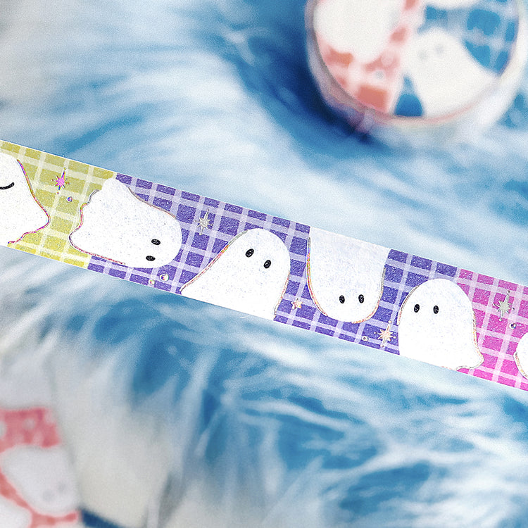 BGM Foil Stamping Masking Tape - Colorful Ghost