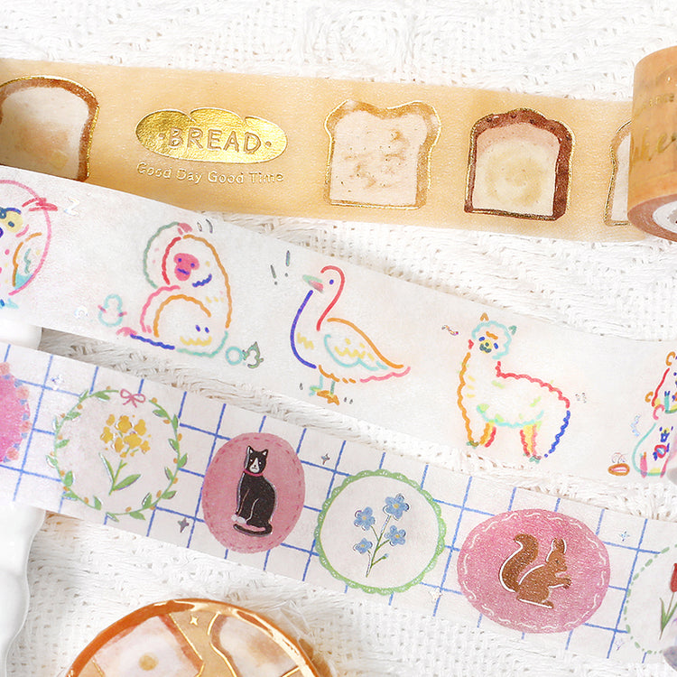 BGM Foil Stamping Masking Tape - Brooch