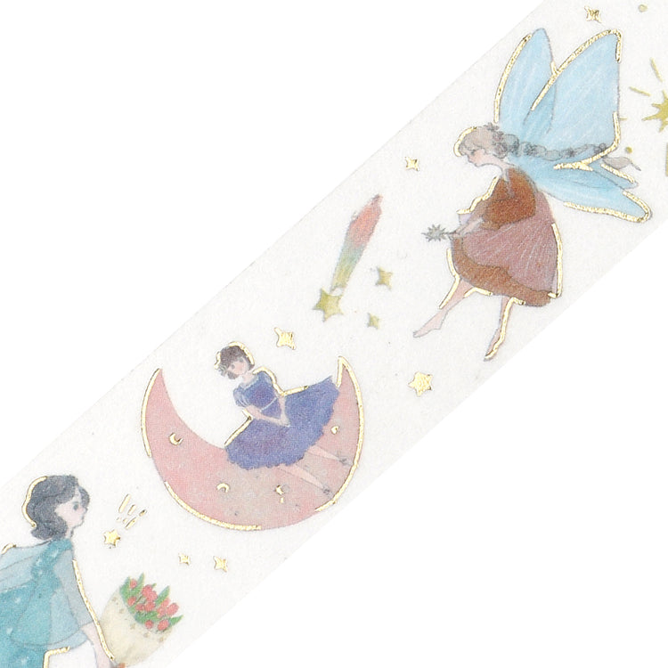 BGM Foil Stamping Masking Tape: Life - Flying Girl