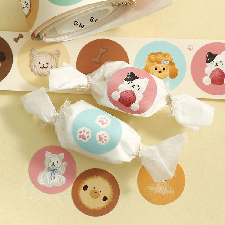 BGM Roll Sticker: Fluffy Animals