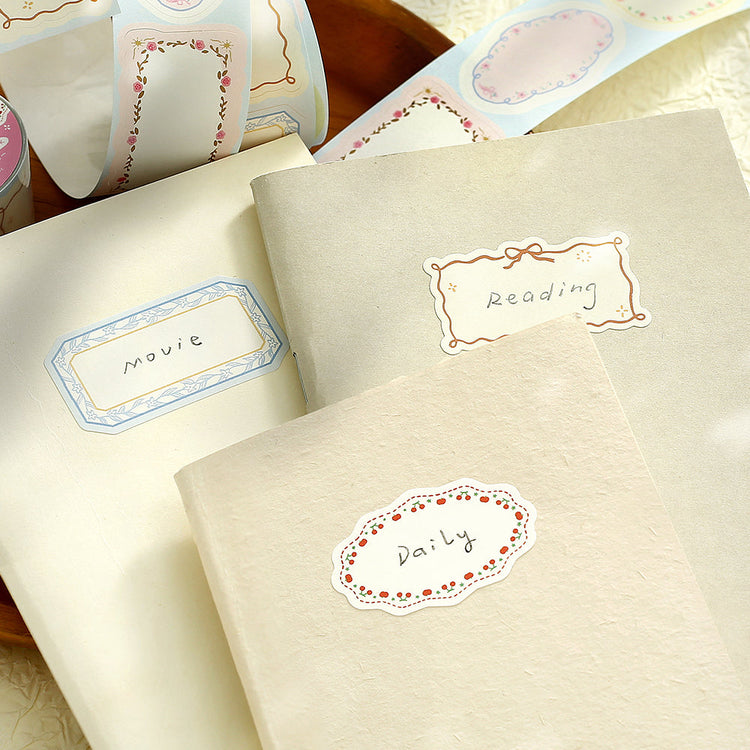 BGM Roll Sticker: Writable - Flower Frame