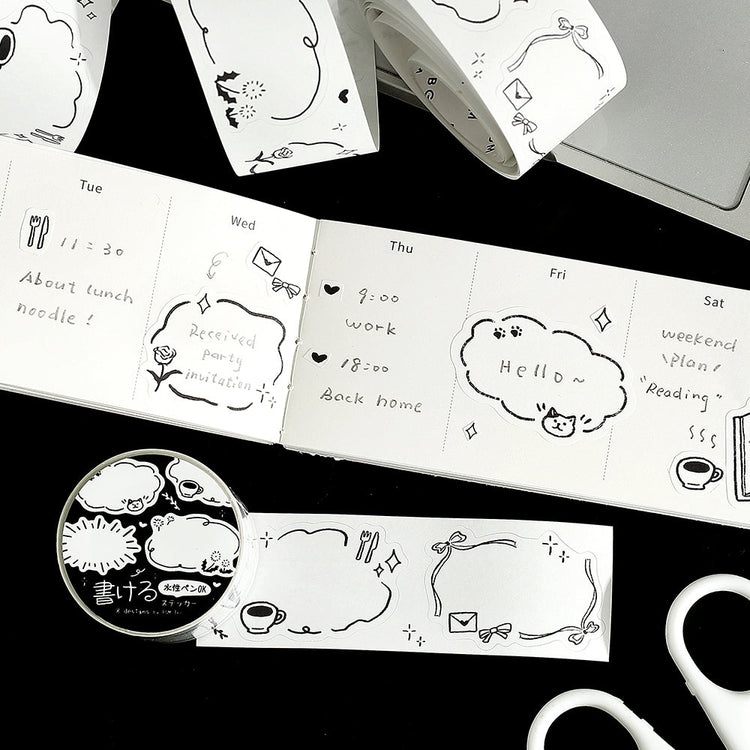 BGM Roll Sticker: Writable - Sketch