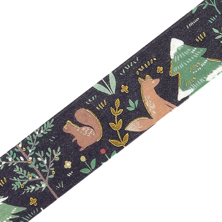 BGM Foil Stamping Masking Tape: Nordic Forest - Moonlit Forest
