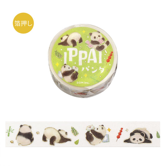 BGM Foil Stamping Masking Tape: IPPAI・Pandas Galore