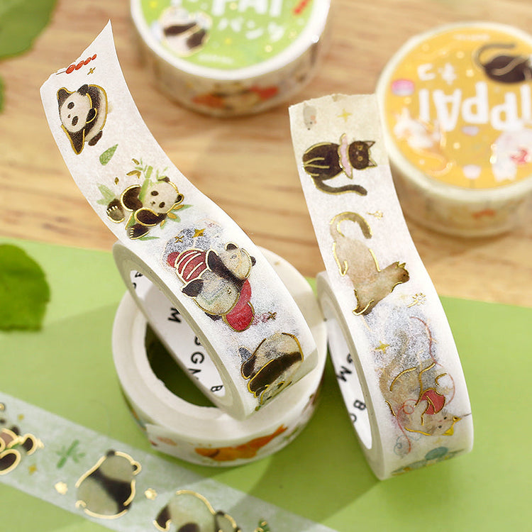 BGM Foil Stamping Masking Tape: IPPAI・Pandas Galore