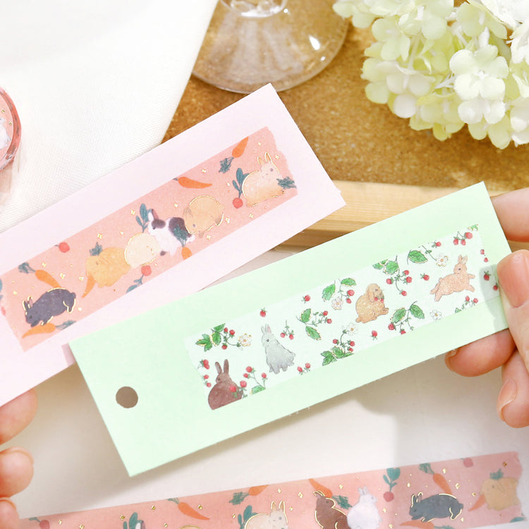 BGM Foil Stamping Masking Tape: Rabbit Country - Forest