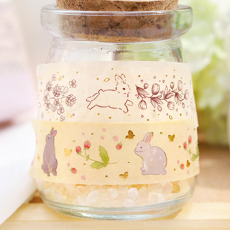 BGM Foil Stamping Masking Tape: Rabbit Country - Fairy Tale