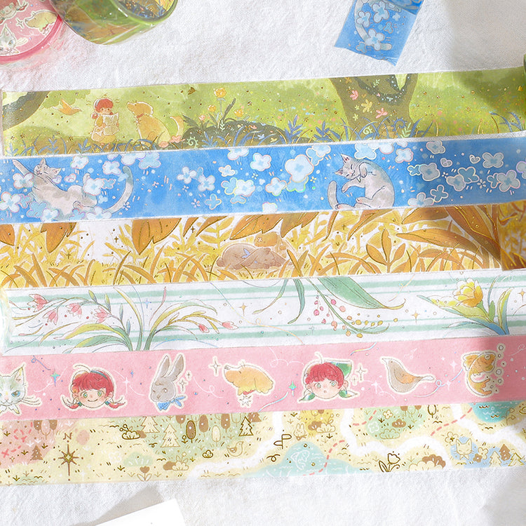 BGM Foil Stamping Masking Tape: Mysterious Journey - Flower Language