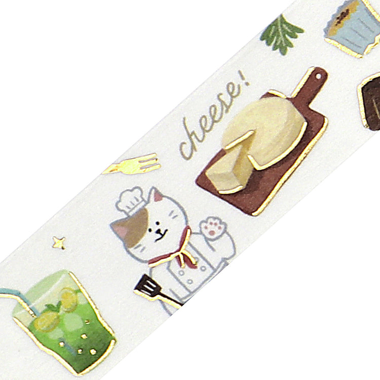 BGM Foil Stamping Masking Tape: World Cafe Travel - France