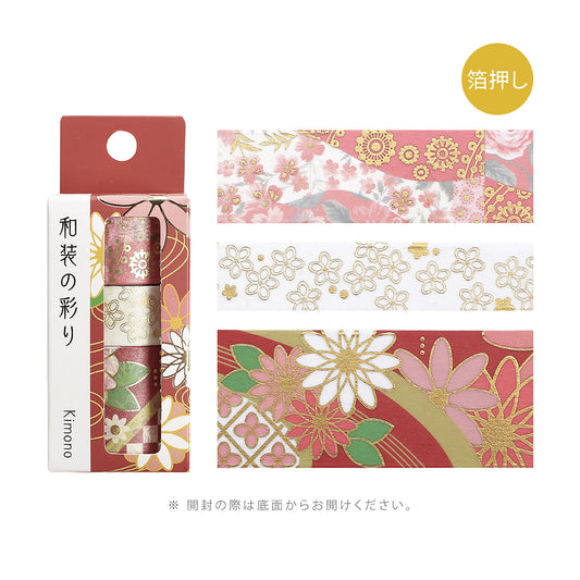 BGM Foil Stamping Masking Tape: The Color of Kimono - Crimson