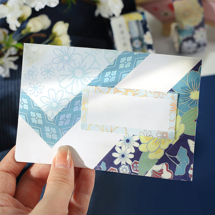 BGM Foil Stamping Masking Tape: The Color of Kimono - Azure Blue