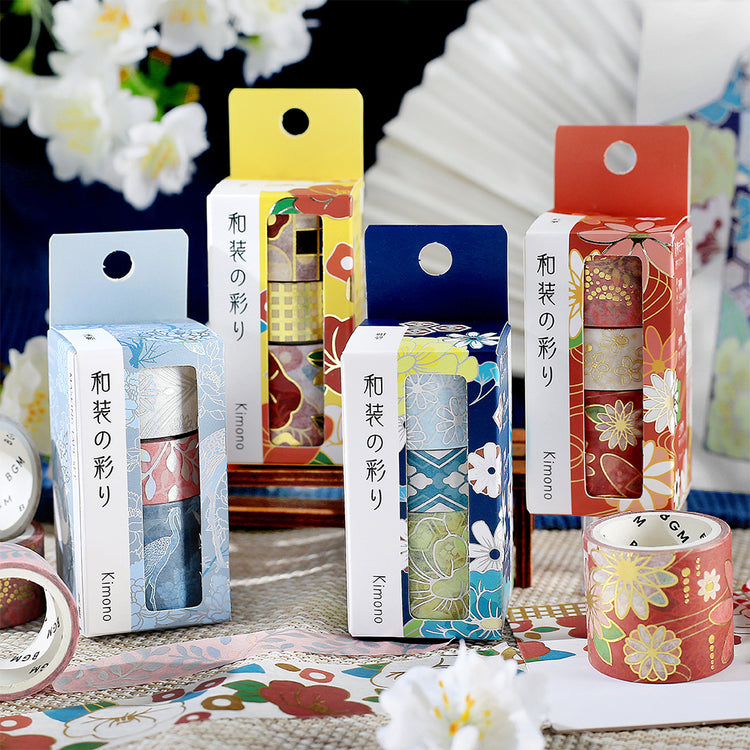 BGM Foil Stamping Masking Tape: The Color of Kimono - Azure Blue