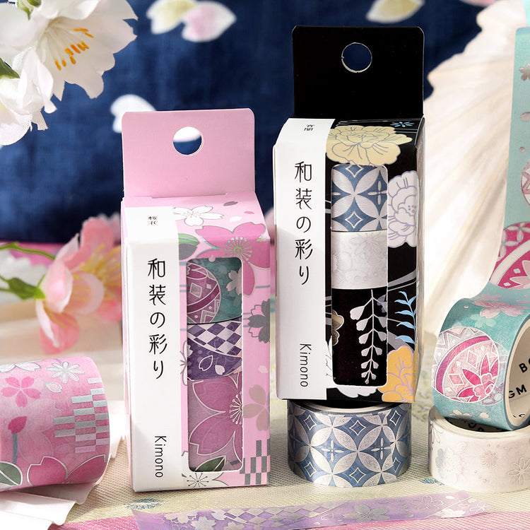 BGM Foil Stamping Masking Tape: The Color of Kimono - Cherry Blossoms