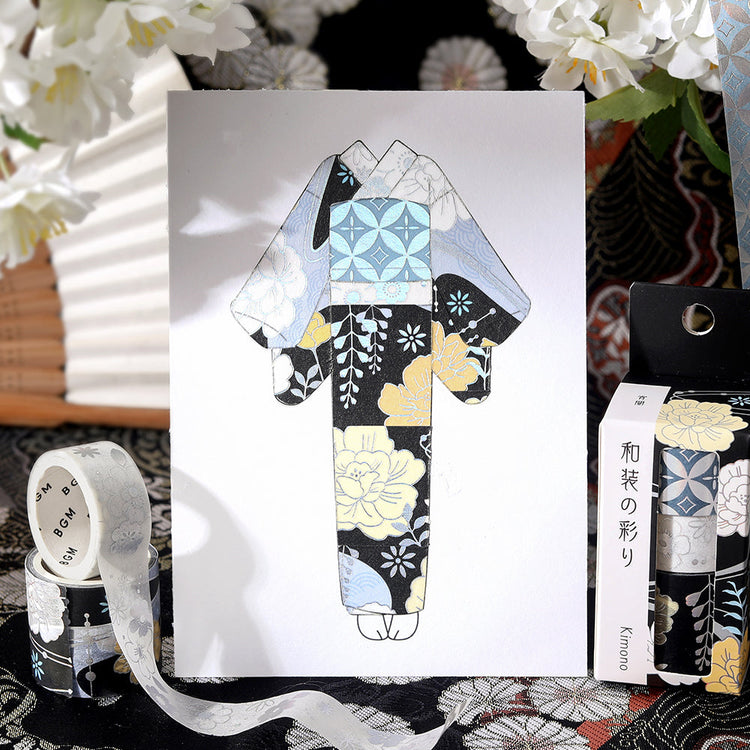 BGM Foil Stamping Masking Tape: The Color of Kimono - Twilight