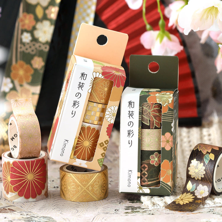 BGM Foil Stamping Masking Tape: The Color of Kimono - Brilliant Splendor