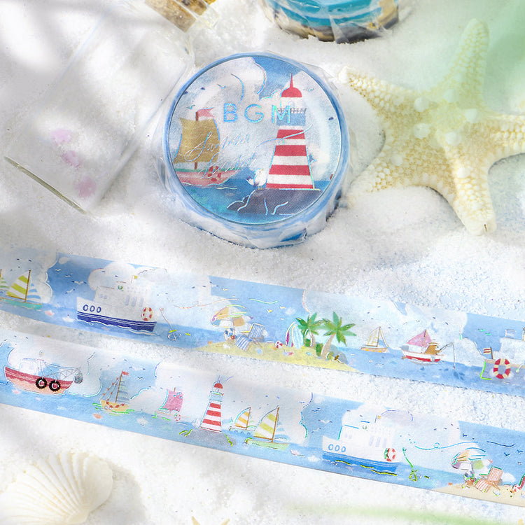 BGM Summer Limited Masking Tape - Summer Harbor