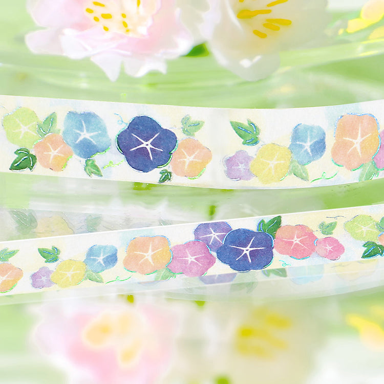 BGM Summer Limited Masking Tape - Morning Glories