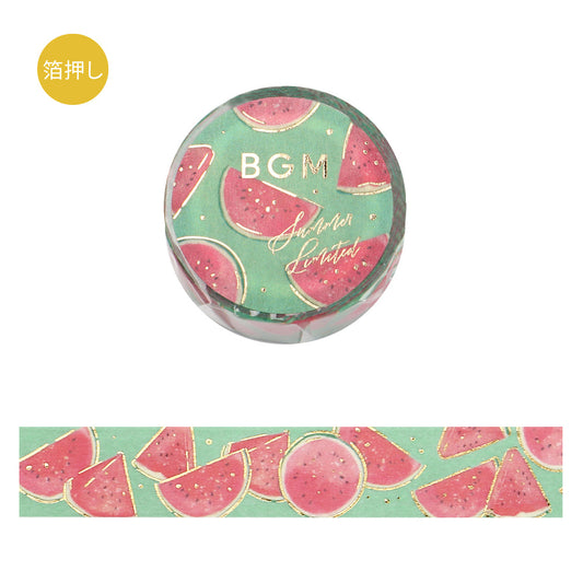 BGM Summer Limited Masking Tape - Summer Watermelon