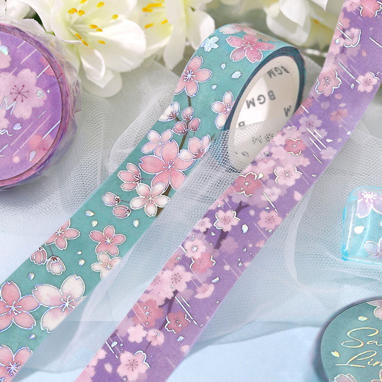 BGM Sakura Limited Masking Tape: Cherry Blossom Floating