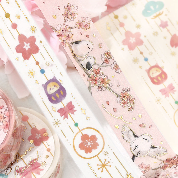 BGM Sakura Limited Masking Tape: Cherry Blossom Ornament