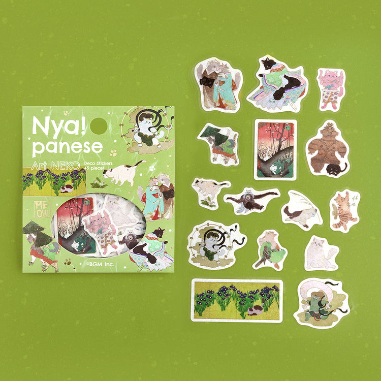 BGM Foil Stamping Flake Seal – Nyapanese Art NEKO: Wakaba