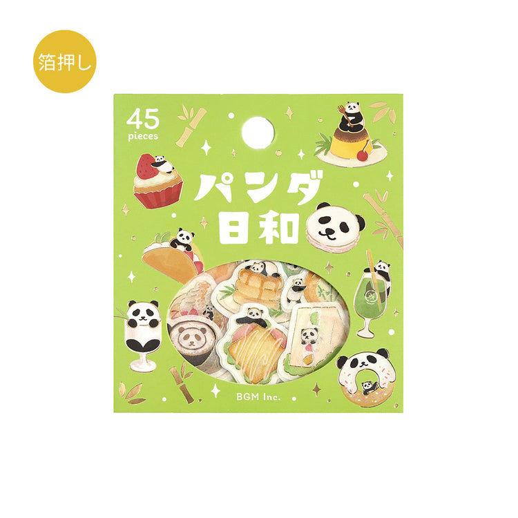 BGM Foil Stamping Flake Seal: Panda Days – Tea Room