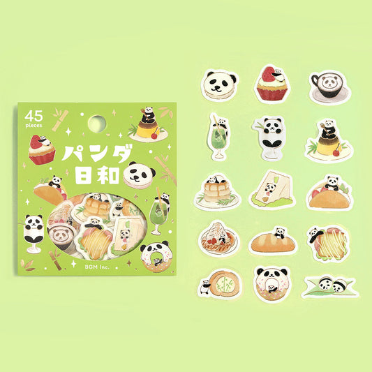 BGM Foil Stamping Flake Seal: Panda Days – Tea Room