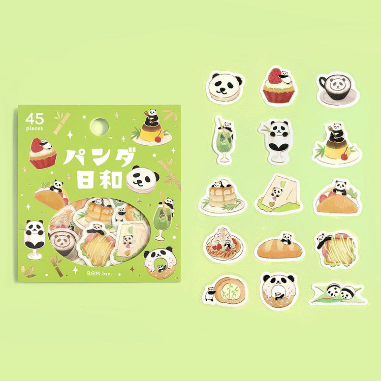 BGM Foil Stamping Flake Seal: Panda Days – Tea Room