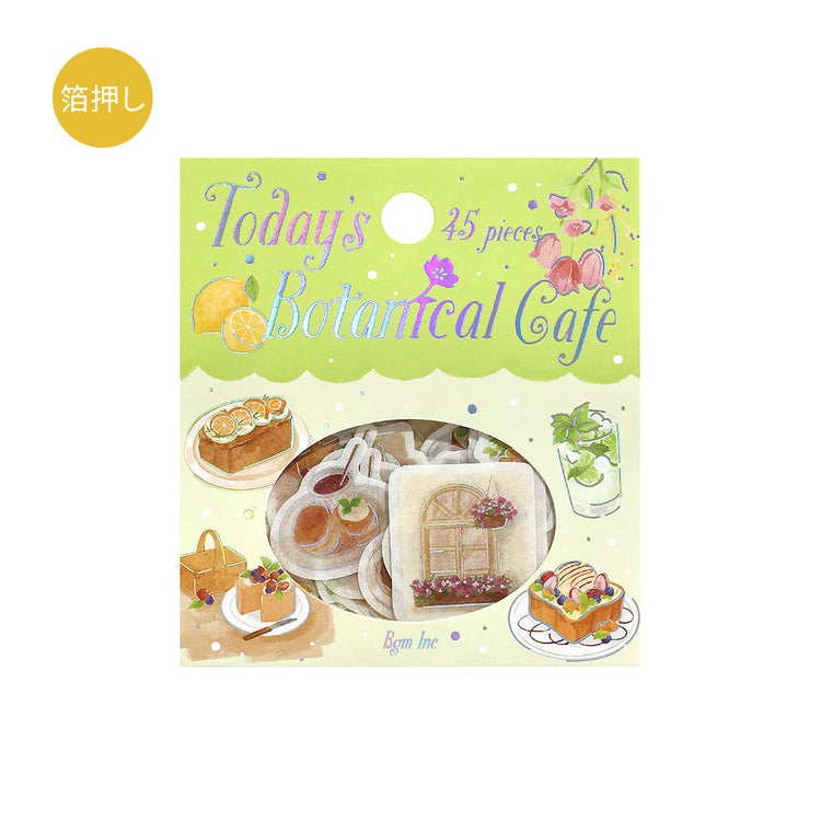BGM Foil Stamping Flake Seal: Today's Cafe: Botanical Cafe