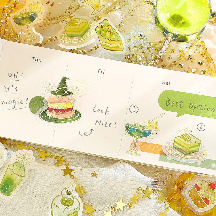 BGM Foil Stamping Flake Seal: Café à la Mode Magic Light